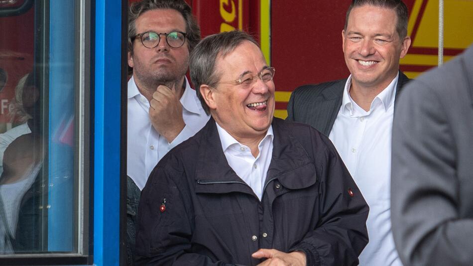 Unions-Kanzlerkandidat Laschet in Erftstadt