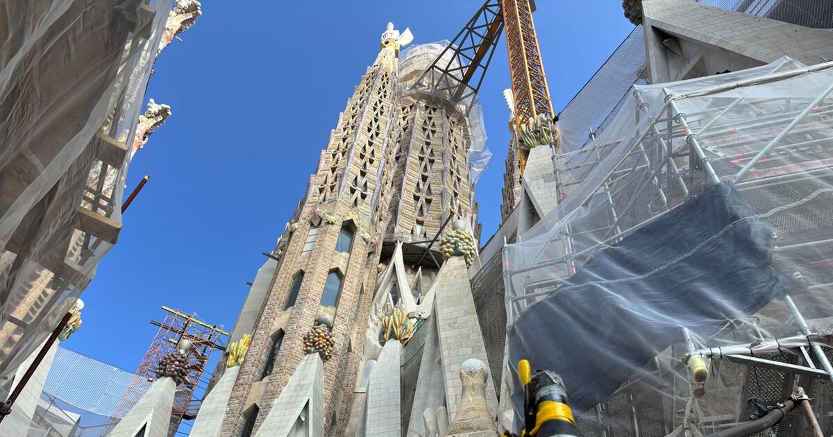 Four feet higher and rising: Barcelona's Sagrada Familia becomes world's tallest church
