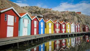 Smögens farbenfrohe Häuser