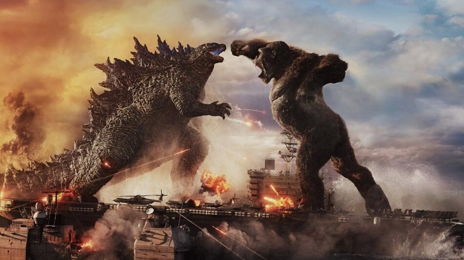 "Godzilla vs. Kong": Der Riesenaffe Kong soll die Mega-Echse Godzilla in ihre Schranken weisen.