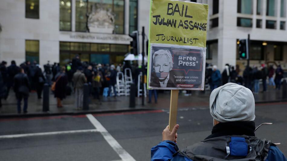 Gericht entscheidet über Antrag auf Freilassung von Assange