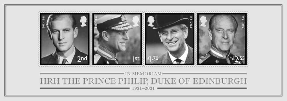 Briefmarken im Gedenken an Prinz Philip
