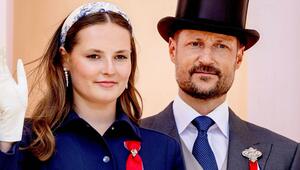 König Haakon und seine Tochter Ingrid Alexandra traten beim Parlamentsdinner als Gastgeber auf.