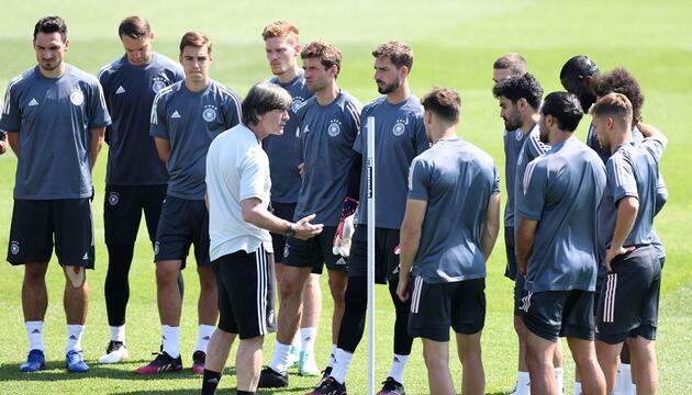 Fußball EM - Abschlusstraining Deutschland