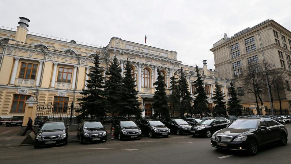 Russische Zentralbank in Moskau