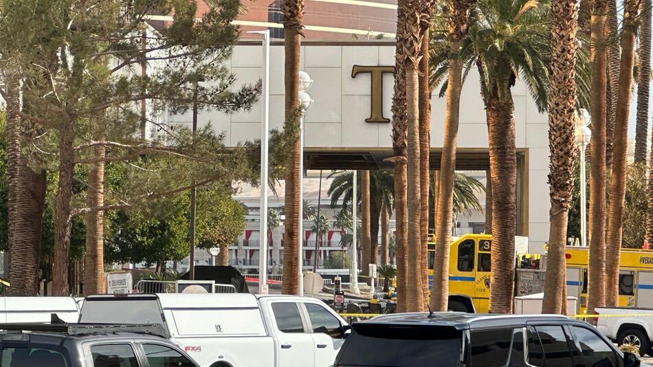 Brand vor Trump-Hotel in Las Vegas