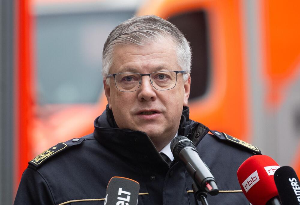 Pressekonferenz Berliner Feuerwehr vor Silvester