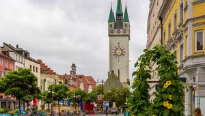 Blick auf die Altstadt Straubings in Niederbayern