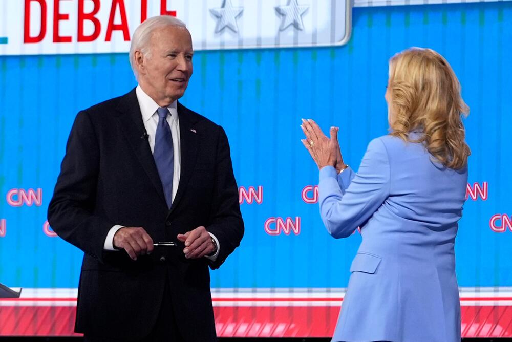 Wahlkampf in den USA - TV-Duell Biden vs. Trump