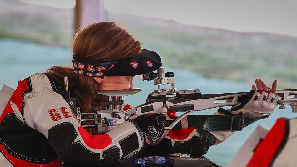 Natascha Hiltrop hat die Goldmedaille im Sportschießen gewonnen.