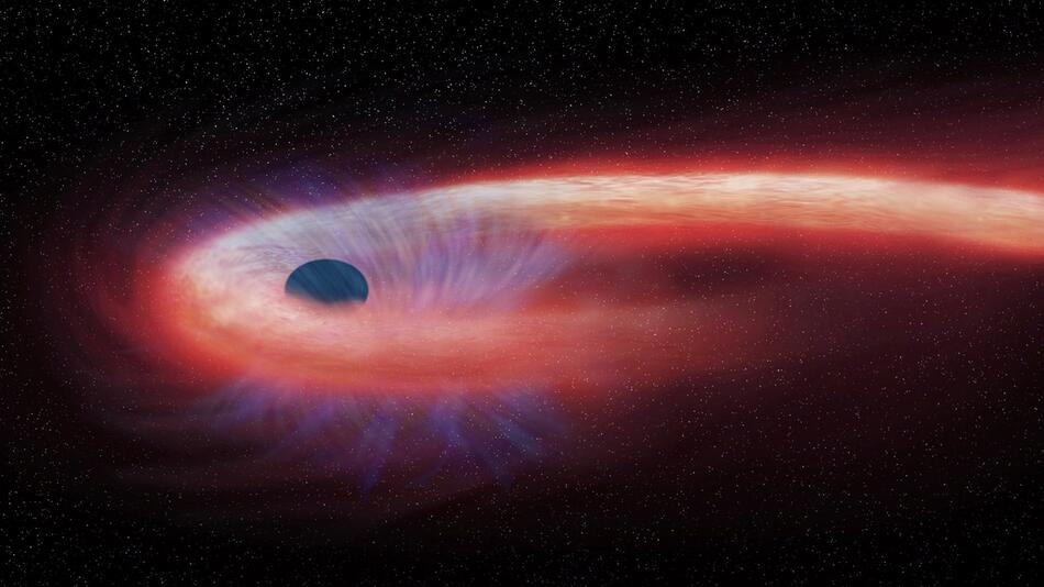 Schwarzes Loch - grafische Darstellung