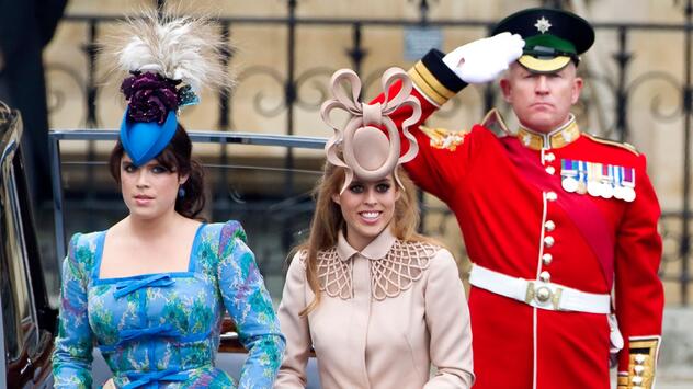 Die britischen Prinzessinnen Eugenie (links) und Beatrice