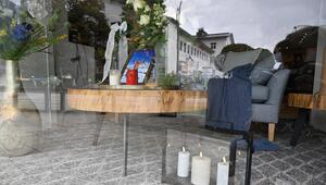 Gedenkort für Laura Dahlmeier im Geschäft ihrer Eltern