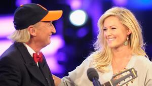Otto Waalkes und Helene Fischer bei einem gemeinsamen Auftritt im Jahr 2015 in München.