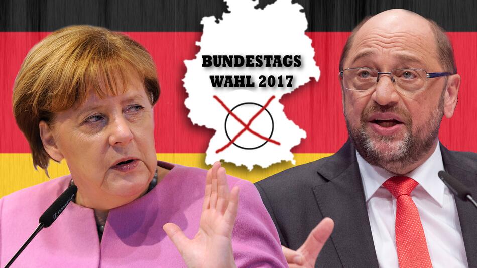 TV Duell, Bundestagswahl, Martin Schulz, Angela Merkel