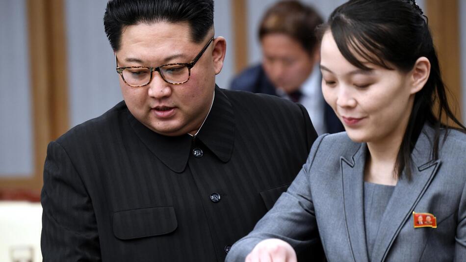 Kim Jong Un und Schwester Kim Yo Jong