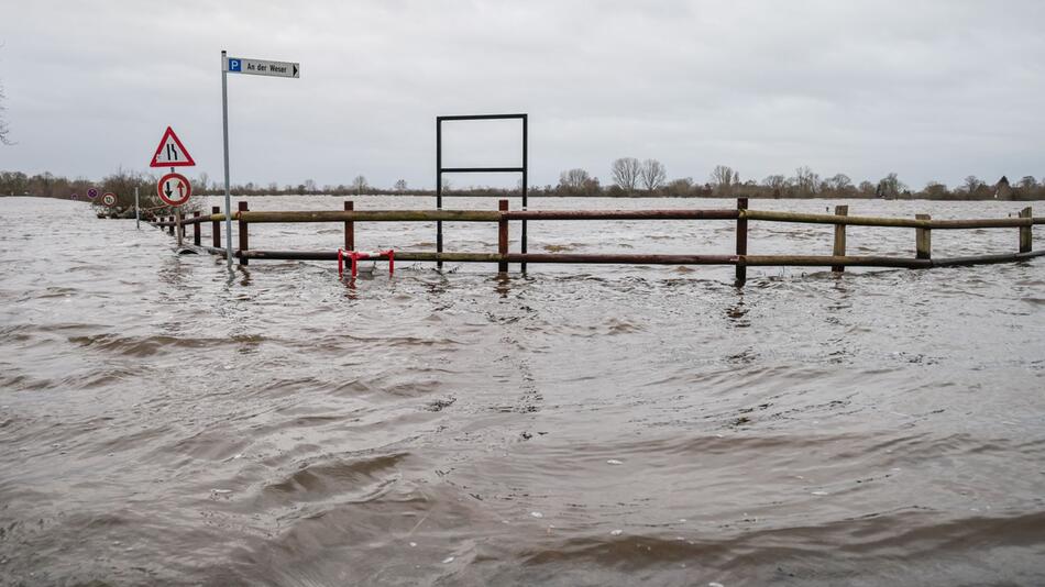 Hochwasser in Niedersachsen - Achim