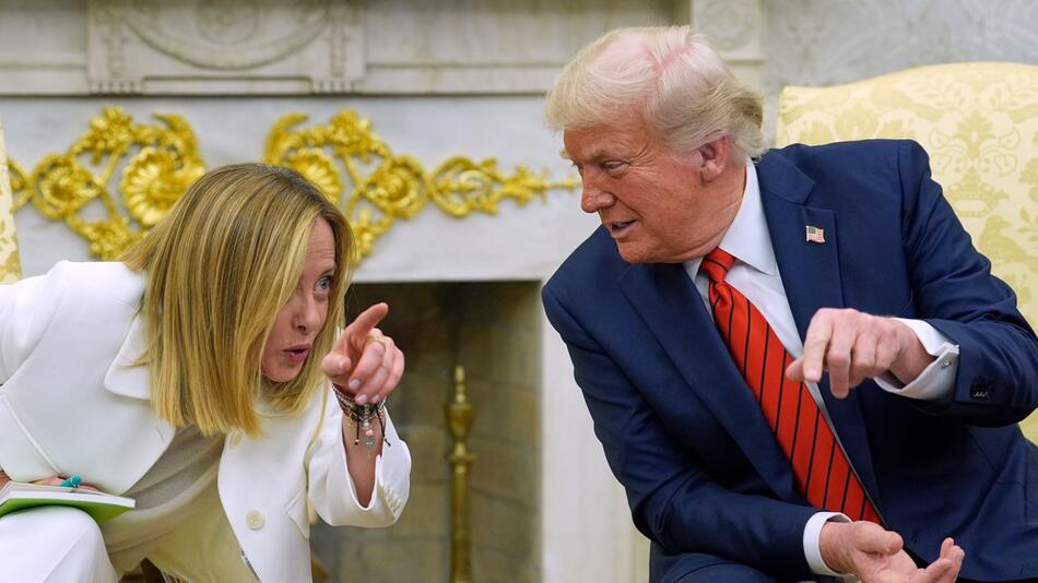 Trump empfängt Meloni
