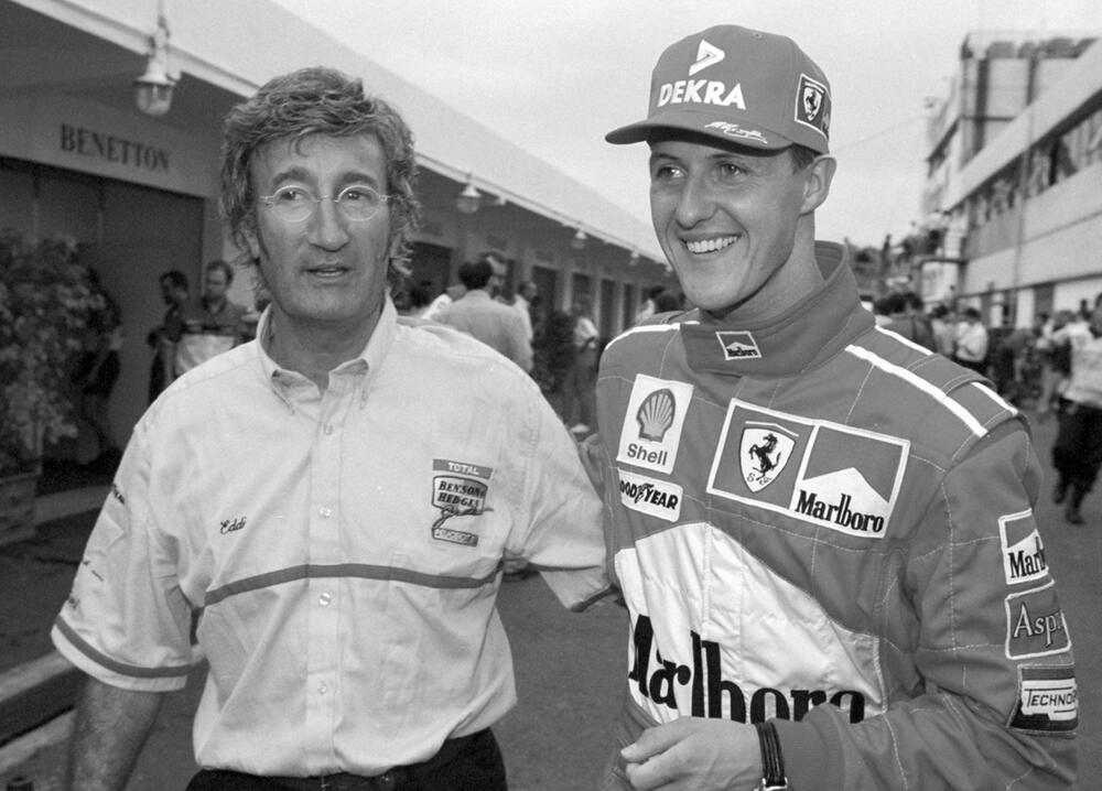 Michael Schumacher und Eddie Jordan