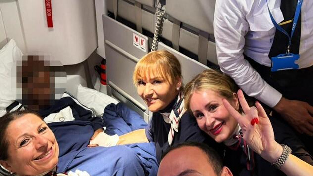 Geburt über den Wolken