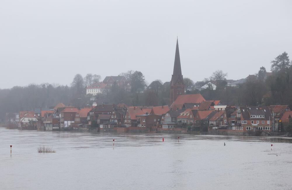 Hochwasser in Schleswig-Holstein - Lauenburg