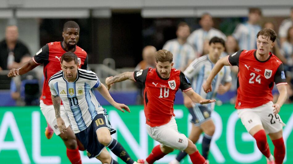 Bitter für Österreich: Messi trifft!
