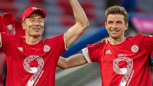 Thomas Müller und Robert Lewandowski - Dreamteam aus gemeinsamen FC-Bayern-Zeiten.