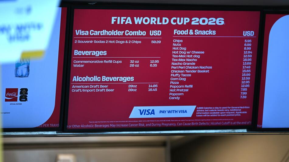 Bei der WM wird Essen und Trinken zur Geldvernichtung