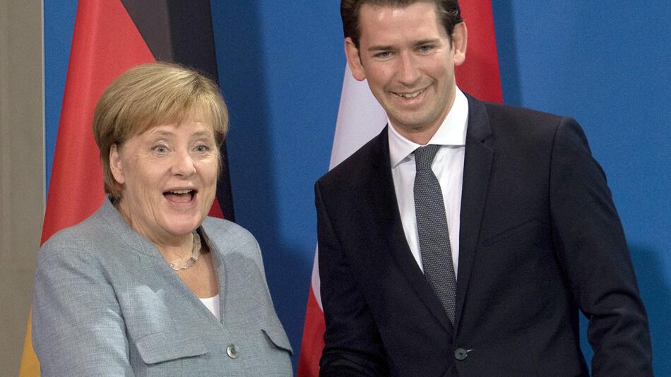 Chancellor Merkel receives Austrian Chancellor Kurz