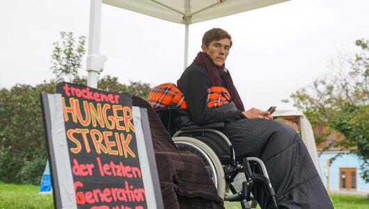 Hungerstreik zweier Klimaaktivisten in Berlin