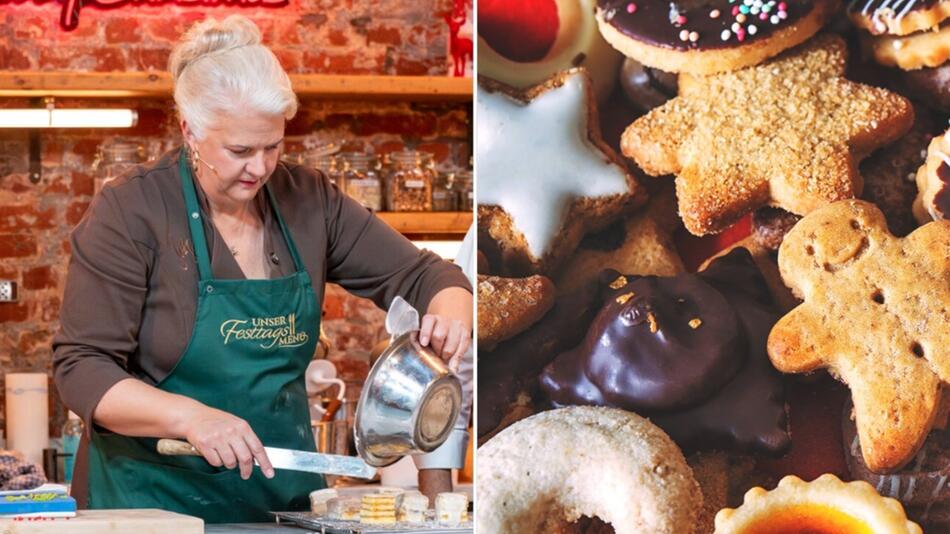 Betty Schliephake-Burchardt zeigt in "Unser Festtagsmenü" ihre weihnachtlichen Backkünste.