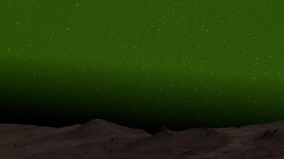 Nachthimmel an den Mars-Polen