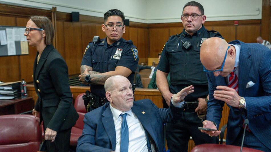 Harvey Weinstein vor Gericht am 15. April.