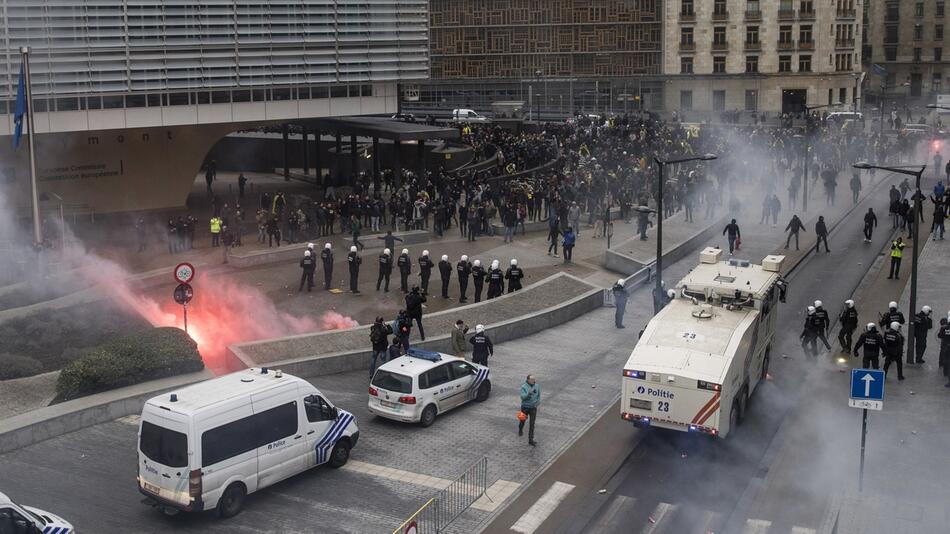 Gewalt nach rechter Demonstration in Brüssel