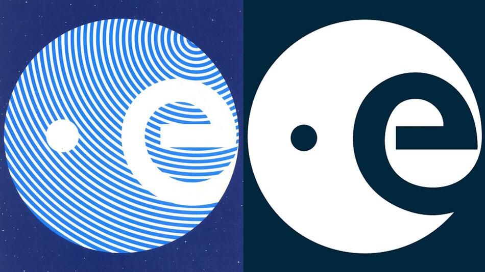 Moiré-Effekt: Das ESA-Logo verdankt sein Aussehen einer optischen Täuschung
