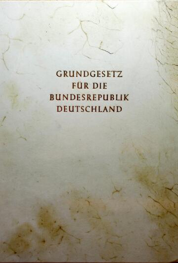 Faksimile des Original-Grundgesetzes von 1949