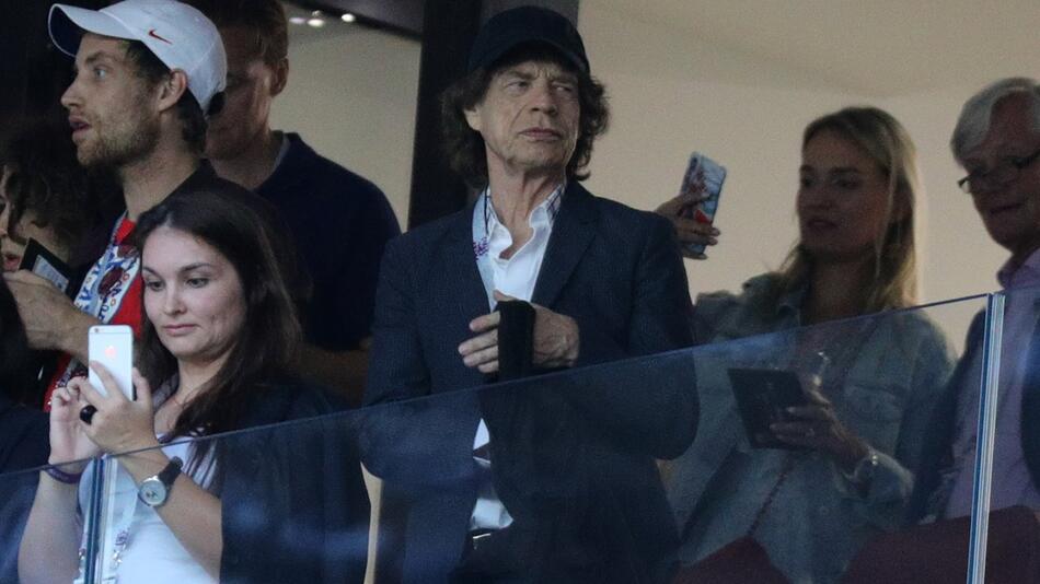 WM 2018 - Kroatien - England, Mick Jagger