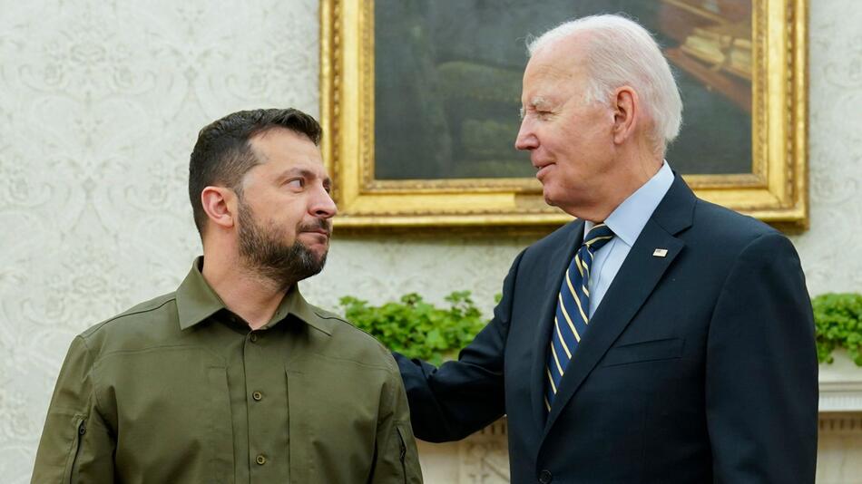 Joe Biden trifft Wolodymyr Selenskyj im Oval Office