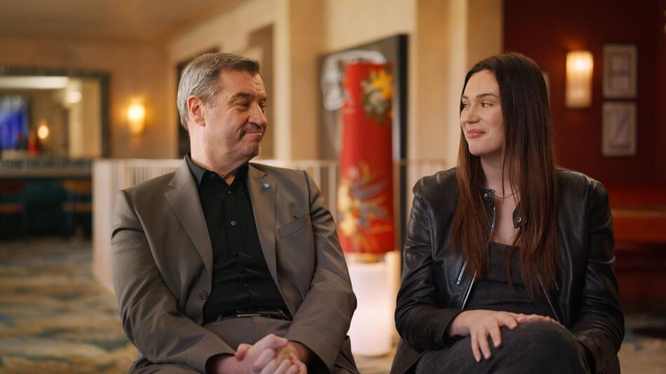 Gloria-Sophie Burkandt über Papa Söder: "Immer unter Druck, immer gestresst"