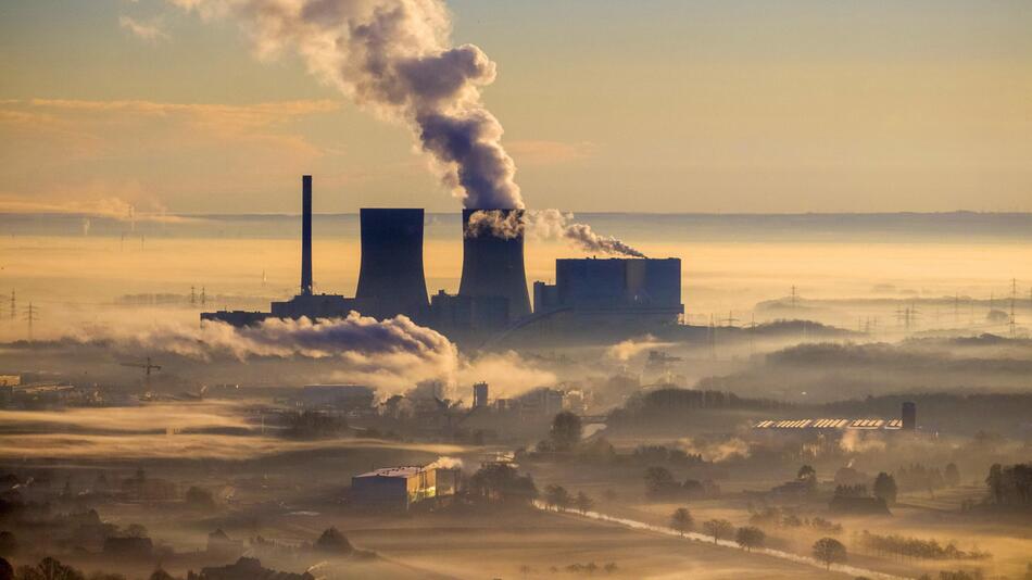 Blick auf das abgeschaltete Kohlekraftwerk Hamm-Uentrop