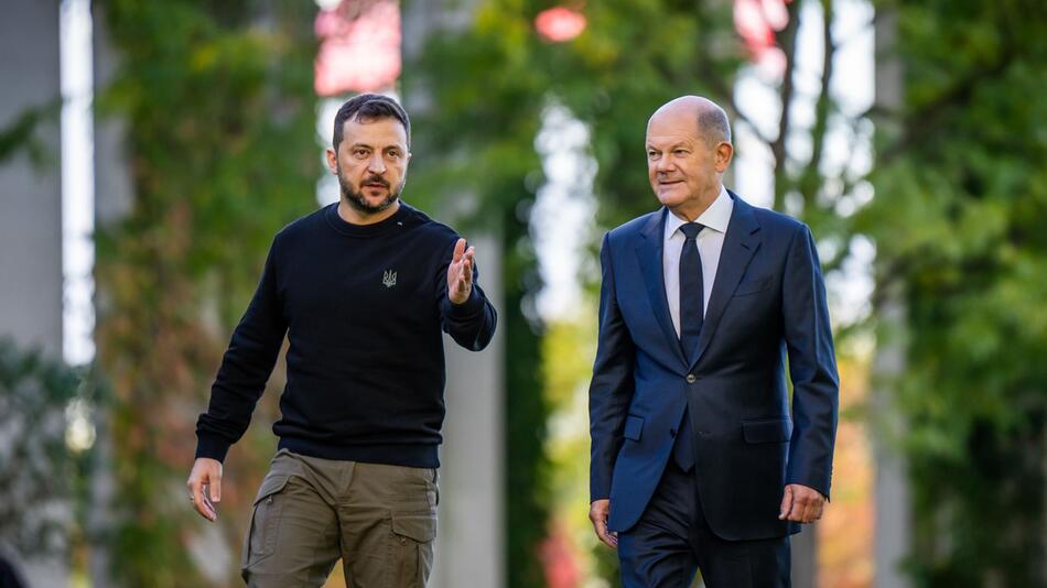 Ukrainischer Präsident Selenskyj in Berlin