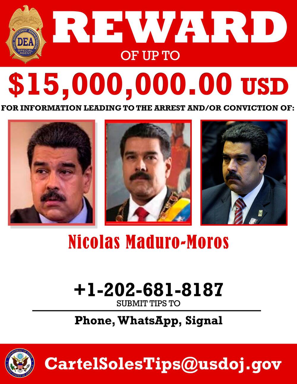 USA klagen Venezuelas Präsidenten Maduro wegen Drogenhandels an