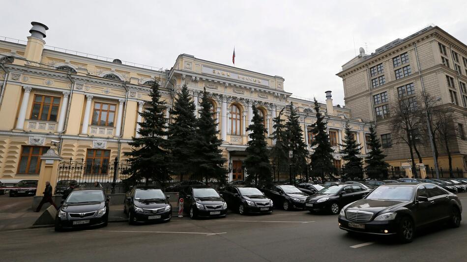 Russische Zentralbank in Moskau