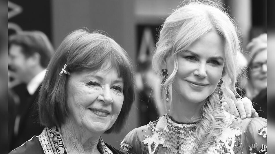 Nicole Kidman (r.) trauert um ihre geliebte Mutter Janelle Ann Kidman.