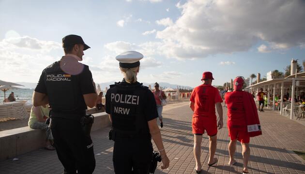 Polizeistreife auf Mallorca