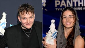 Johannes Hegemann und Derya Akyol durften sich über den Blauen Panther für ihre ...