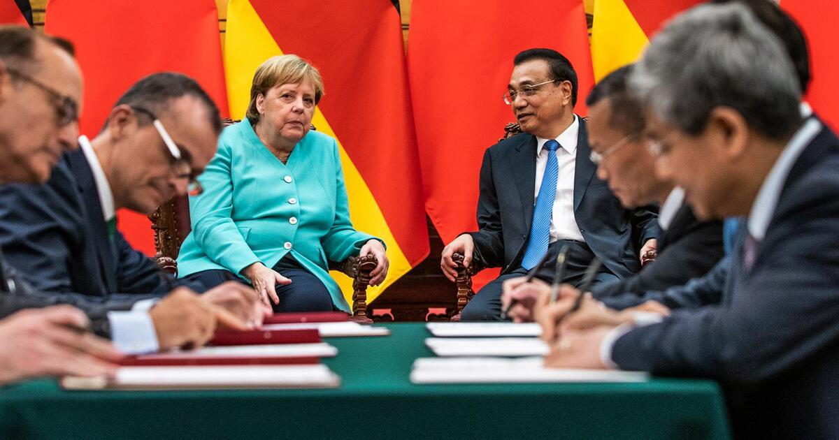 Angela Merkel hofft auf baldige Lösung im Handelskrieg der USA mit