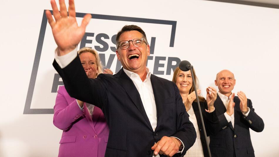 Landtagswahl Hessen - Wahlparty CDU