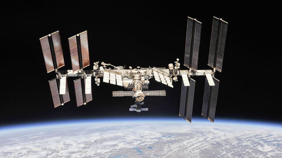 Ansicht der Internationalen Raumstation (ISS).