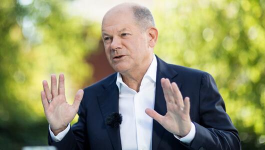 ZDF-Sommerinterview mit Bundeskanzler Scholz in "Berlin direkt"